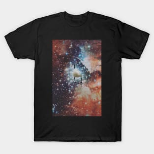 Galaxy duck pattern for astronaut duck lovers T-Shirt